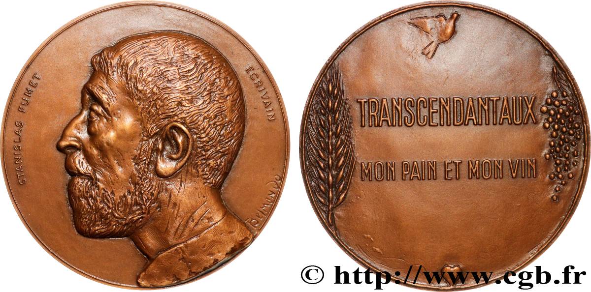 LITERATURE : WRITERS - POETS Médaille, Stanislas Fumet VZ