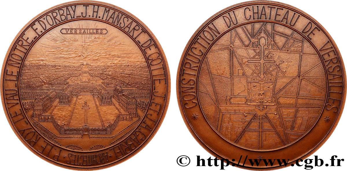 MONUMENTS ET HISTOIRE Médaille, Château de Versailles SUP