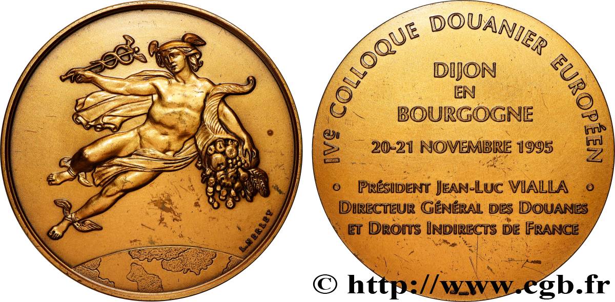 V REPUBLIC Médaille, IVe colloque douanier européen AU