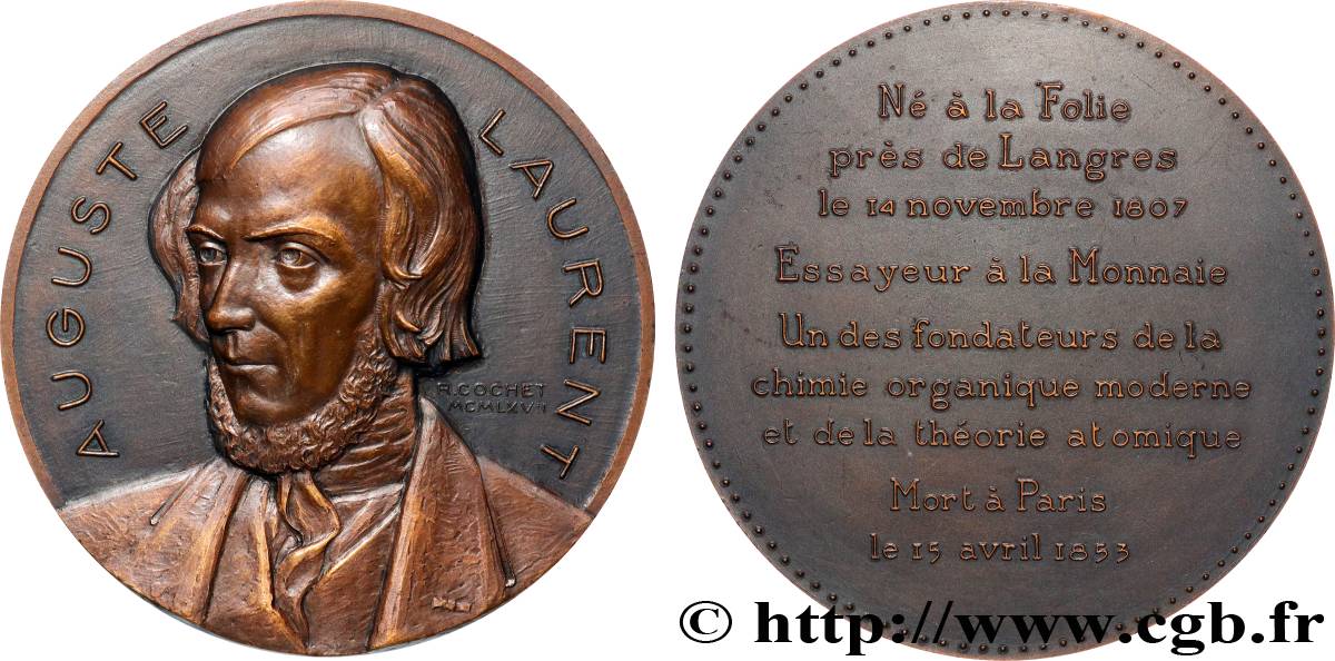 SCIENCE & SCIENTIFIC Médaille, Auguste Laurent AU