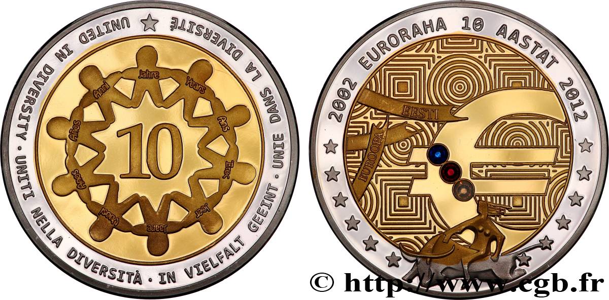 EUROPA Médaille, 10 ans de l’€uro, Finlande Proof set