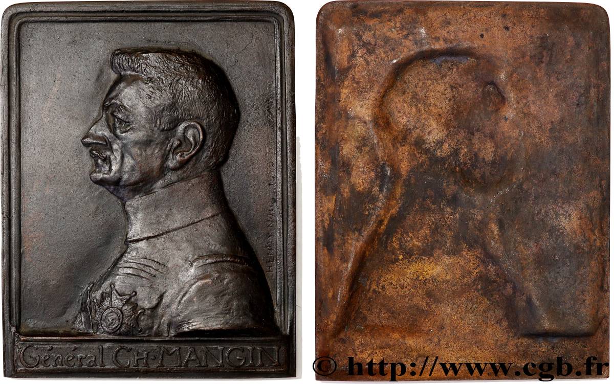 TROISIÈME RÉPUBLIQUE Fonte, Général Charles Mangin par Nocq SUP