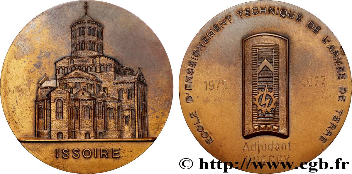 V REPUBLIC Médaille, École d’enseignement technique de l’Armée de terre AU