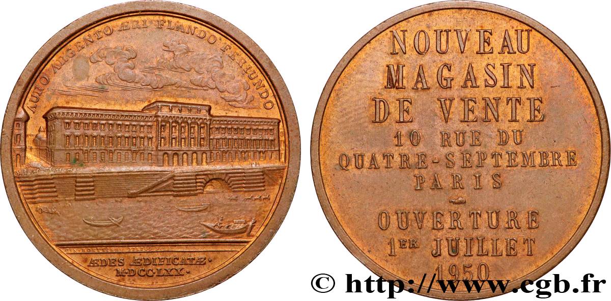 MONNAIE DE PARIS Médaille, Nouveau magasin de vente AU