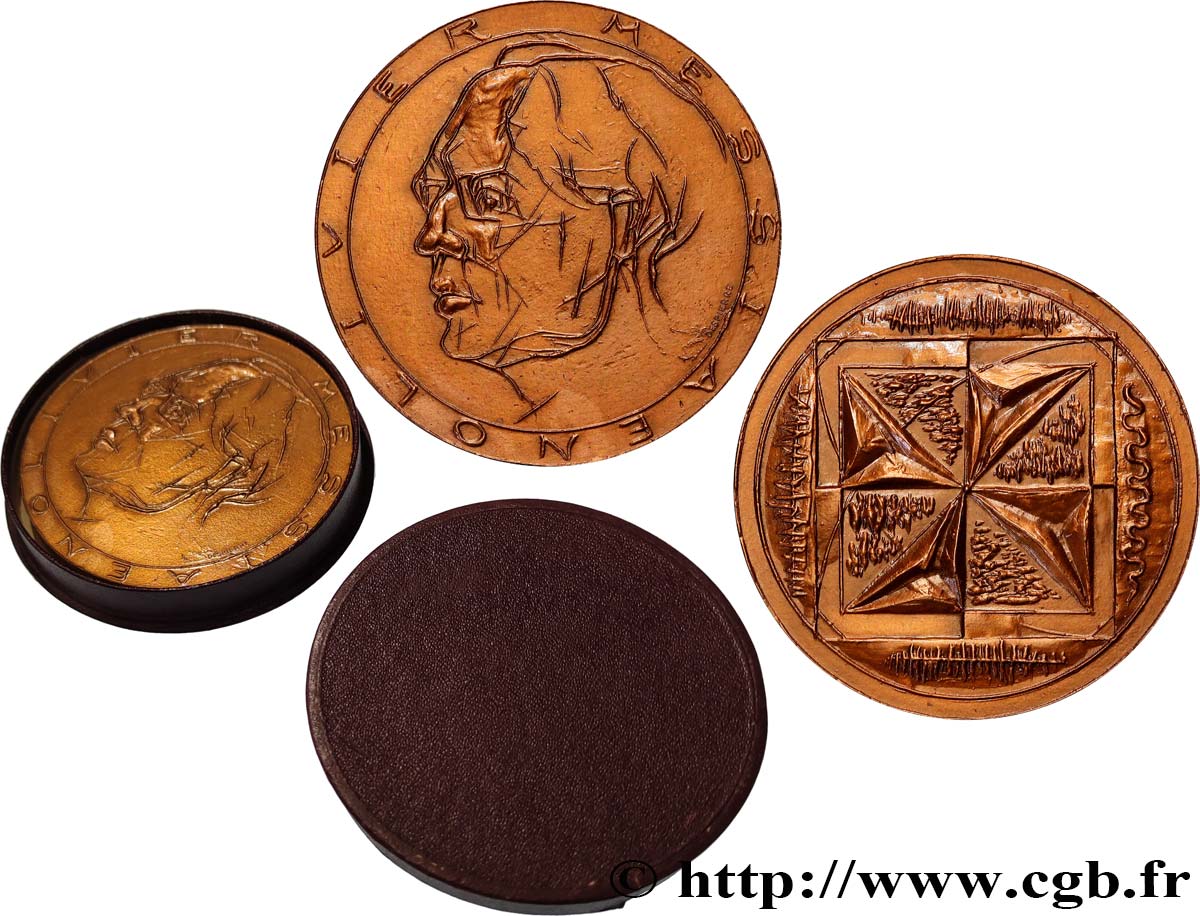 ARTISTES : GRAVEURS, PEINTRES, SCULPTEURS Médaille, Olivier Messiaen VZ/VZ+