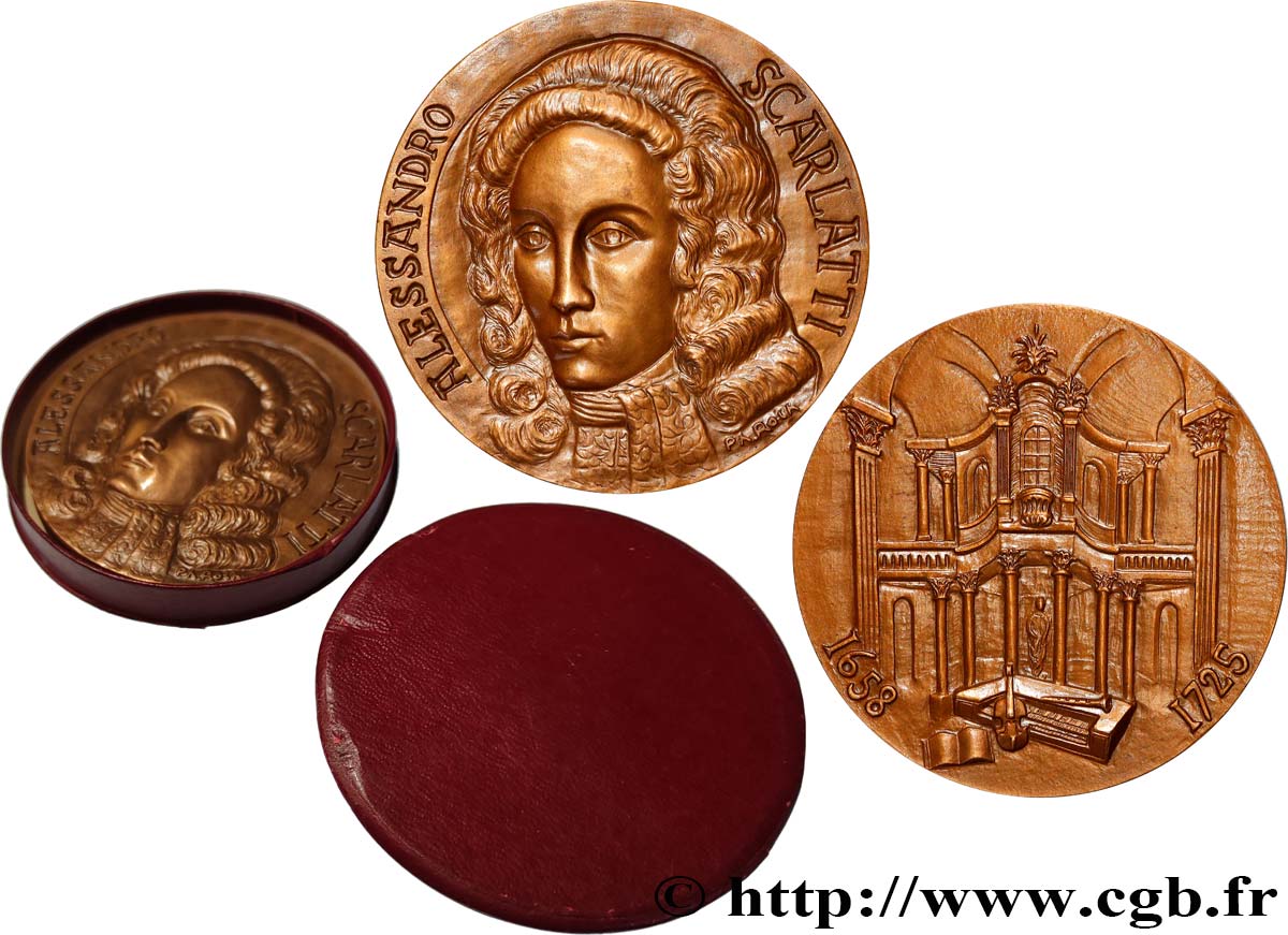 ARTISTES : GRAVEURS, PEINTRES, SCULPTEURS Médaille, Alessandro Scarlatti SUP+