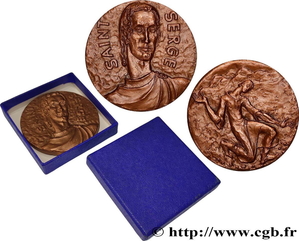 CINQUIÈME RÉPUBLIQUE Médaille, Saint Serge SUP+