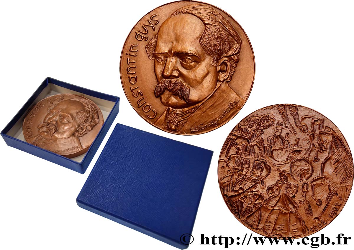 ARTISTS : ENGRAVORS, PAINTERS, SCULPTORS Médaille, Constantin Guys AU