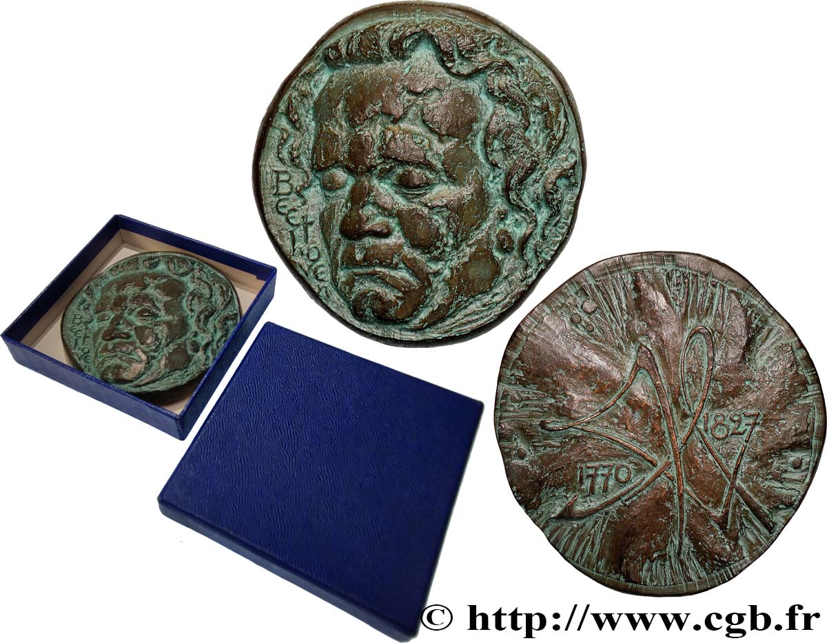 ARTISTS : ENGRAVORS, PAINTERS, SCULPTORS Médaille, Ludwig van Beethoven MS