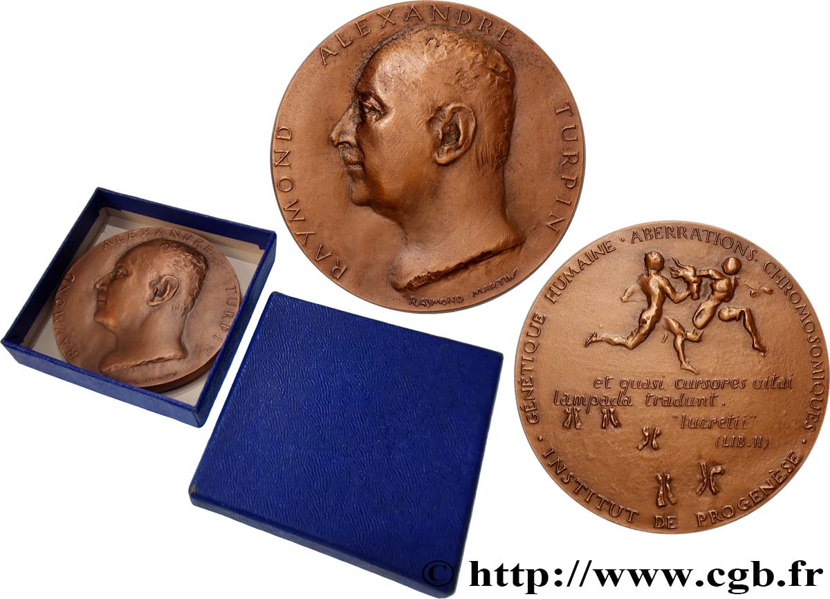 QUINTA REPUBBLICA FRANCESE Médaille, Raymond Turpin SPL