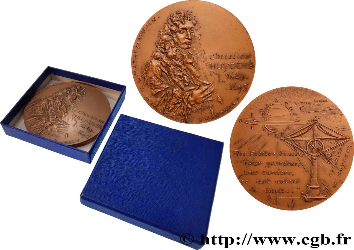 SCIENCES & SCIENTIFIQUES Médaille, Christian Huygens VZ