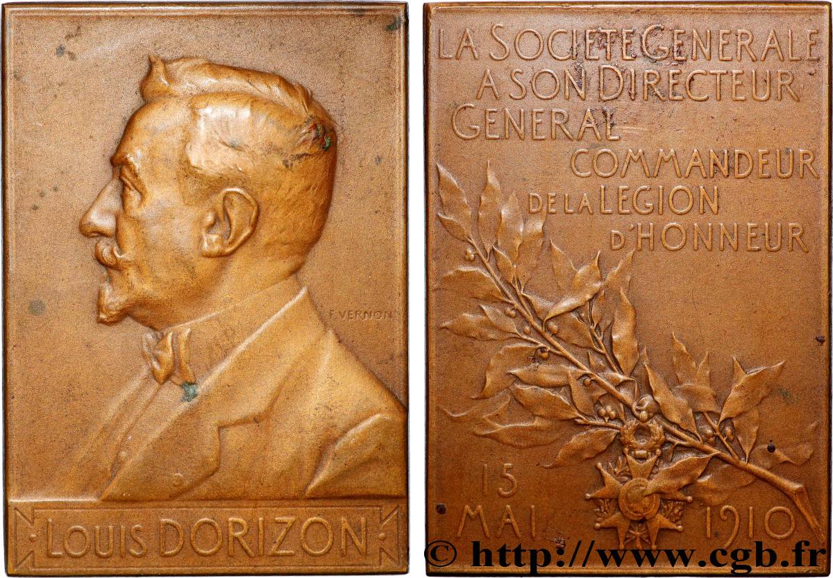 TROISIÈME RÉPUBLIQUE Plaquette, Louis Dorizon, Société générale TTB+