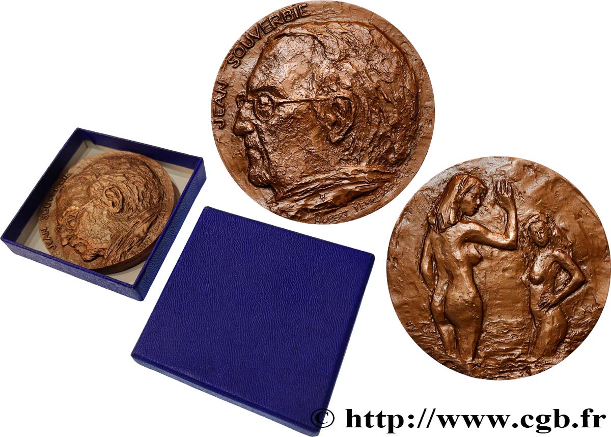 ARTISTS : ENGRAVORS, PAINTERS, SCULPTORS Médaille, Jean Souverbie MS/AU