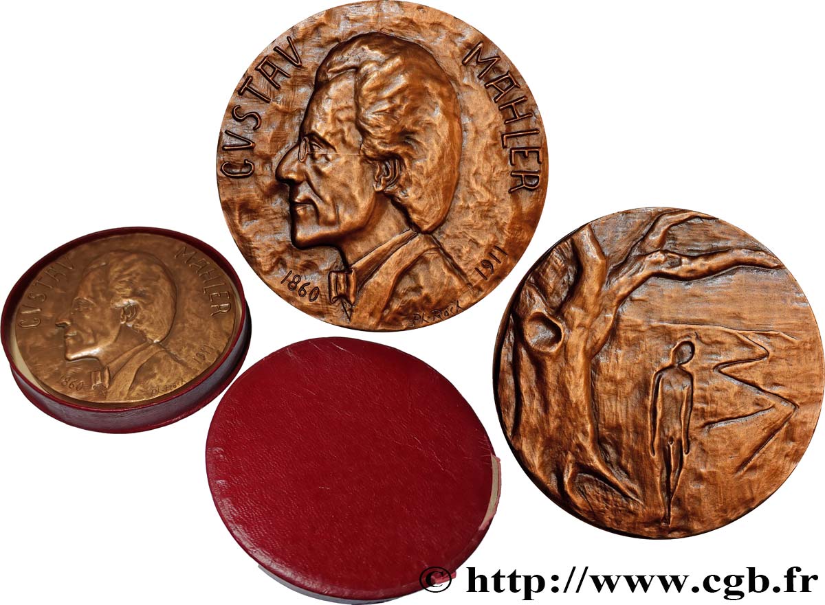 ARTISTS : ENGRAVORS, PAINTERS, SCULPTORS Médaille, Gustav Mahler MS