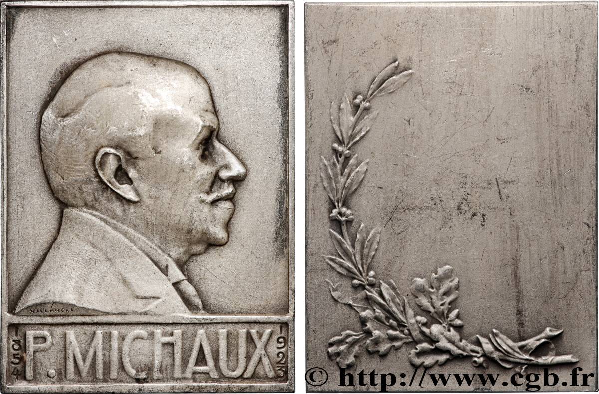 PRIX ET RÉCOMPENSES Plaquette, P. Michaux TTB+