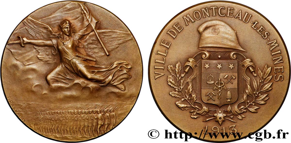 TROISIÈME RÉPUBLIQUE Médaille de récompense TTB+/SUP