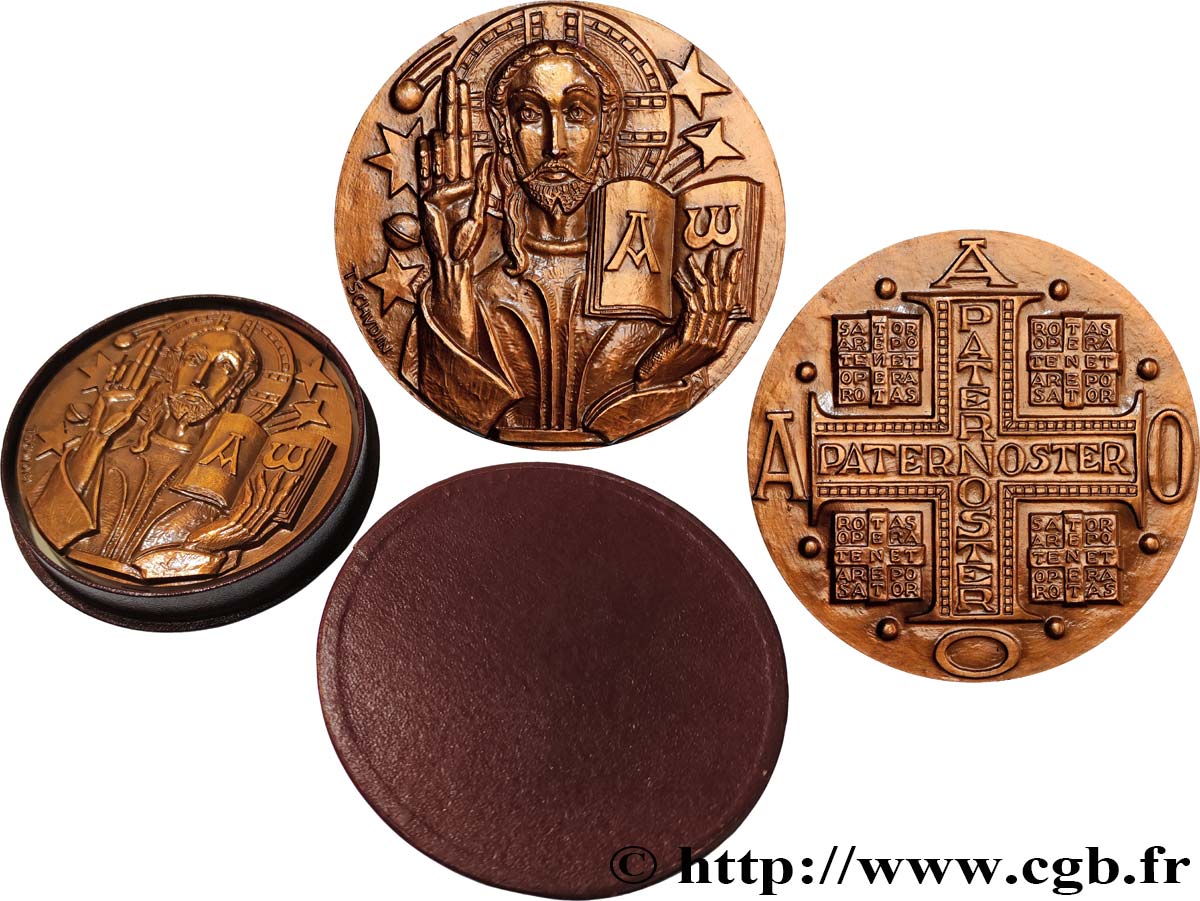 MÉDAILLES RELIGIEUSES Médaille, Christ Enseignant SUP+