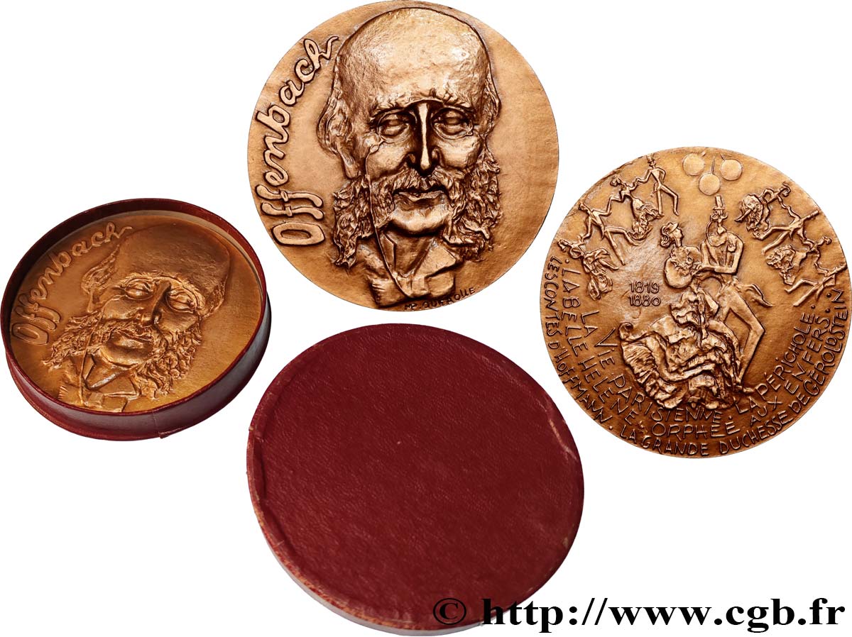 ARTISTES : MUSICIENS, PEINTRES, SCULPTEURS Médaille, Jacques Offenbach SUP+