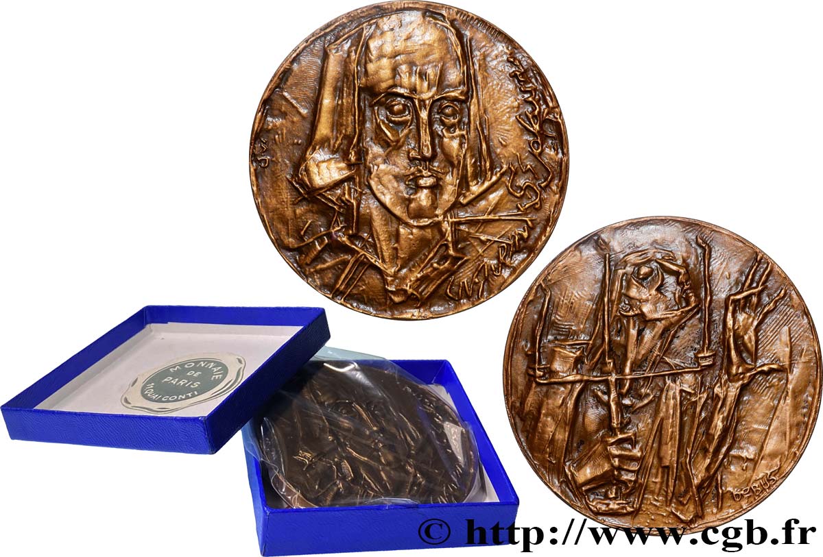 LITERATURE : WRITERS - POETS Médaille, Shakespeare AU