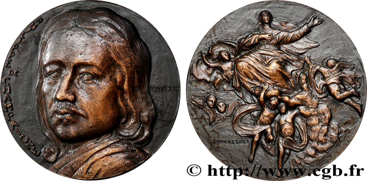 ARTISTES : MUSICIENS, PEINTRES, SCULPTEURS Médaille, Philippe de Champaigne SUP