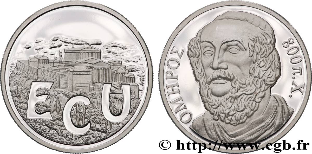 EUROPA Médaille, Écu, Grèce Proof set