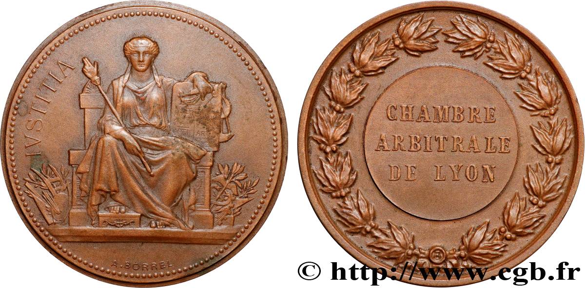 DROIT ET JURIDIQUE Médaille, Chambre arbitrale fVZ