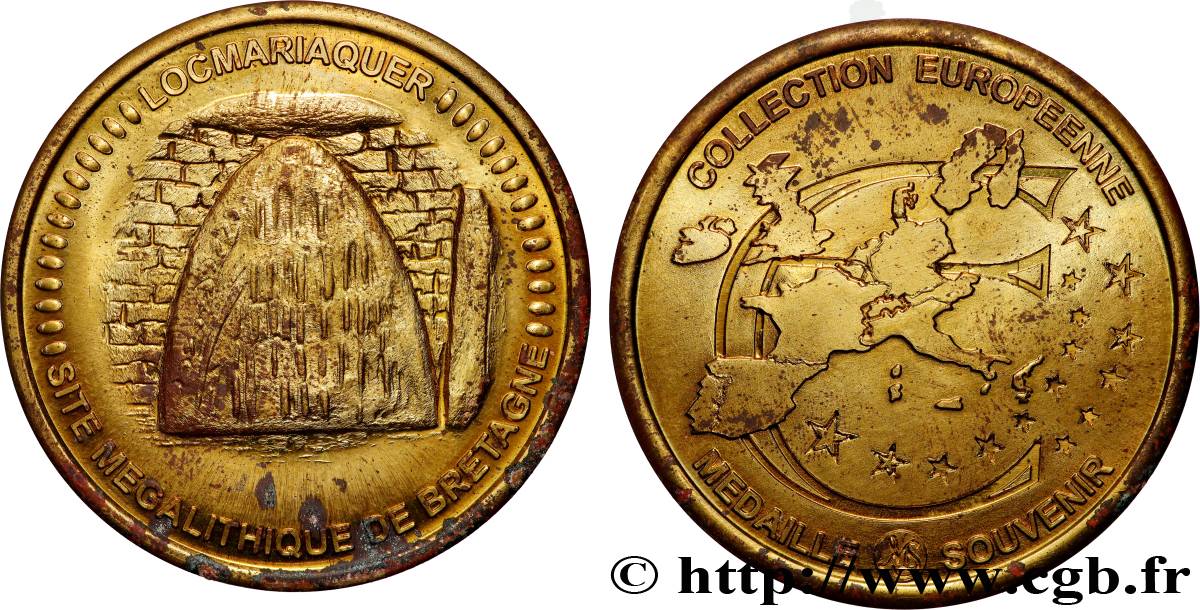 EUROPA Médaille, Collection européenne, Site mégalithique de Locmariquer XF