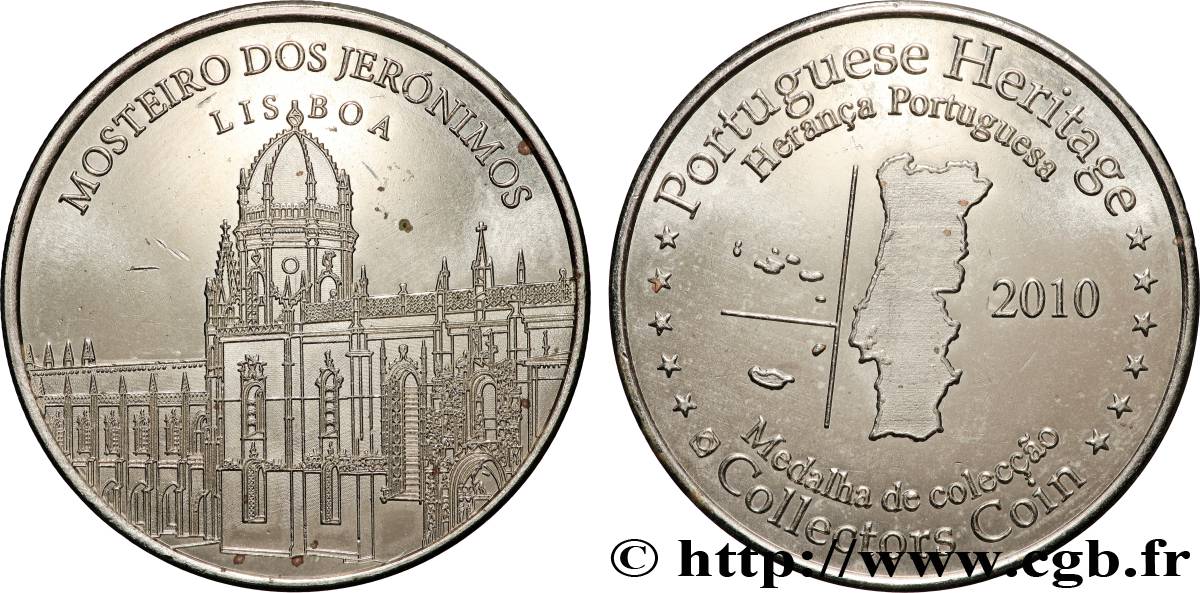 TOURISTIC MEDALS Médaille, Monastère des Hiéronymites, Lisbonne XF
