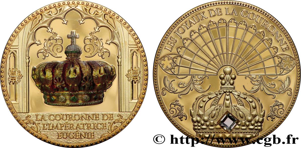MONUMENTS ET HISTOIRE Médaille, La couronne de l’impératrice Eugénie SPL