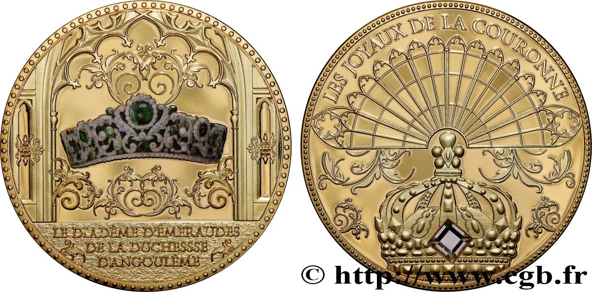 MONUMENTS ET HISTOIRE Médaille, Le diadème d’émeraudes de la duchesse d’Angoulême SPL