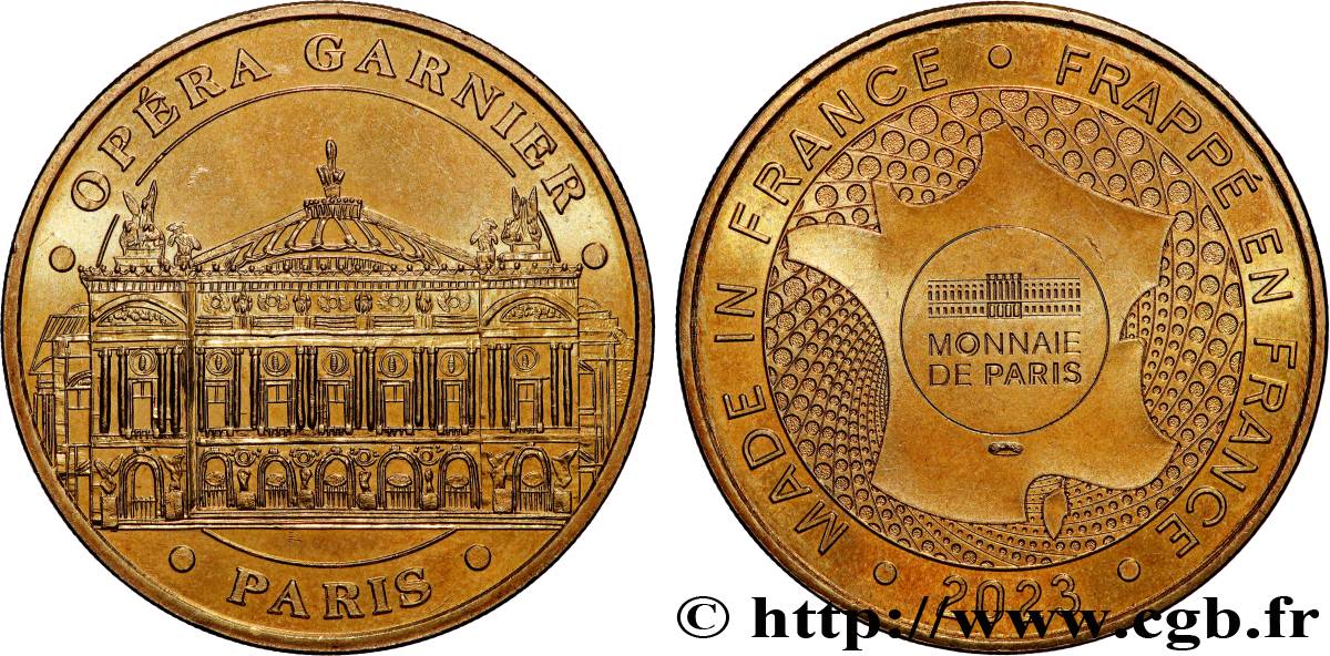 MÉDAILLES TOURISTIQUES Médaille, Opéra Garnier SUP