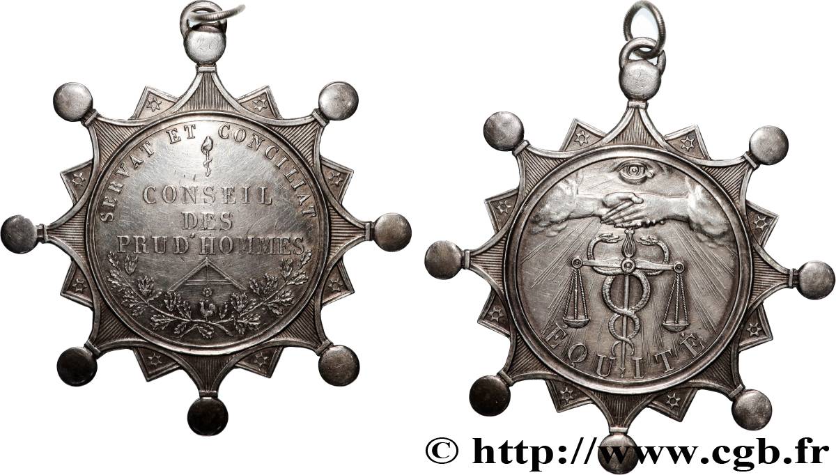 LOUIS-PHILIPPE Ier Médaille, Conseil des Prud’Hommes TTB+