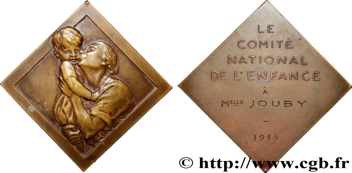 TROISIÈME RÉPUBLIQUE Plaquette, Comité national de l’enfance TTB+