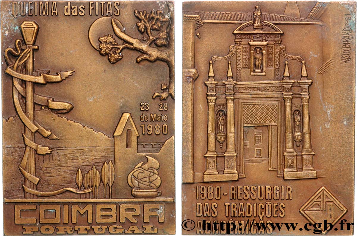 PORTUGAL Plaque, Queima das Fitas AU