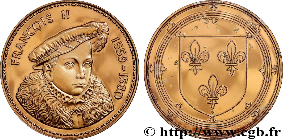 COLLECTION KINGS & QUEENS OF FRANCE Médaille, François II Proof set