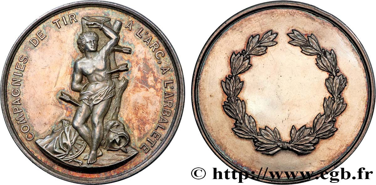 TIR ET ARQUEBUSE Médaille, Compagnies de tir à l’arc, à l’arbalète MBC+