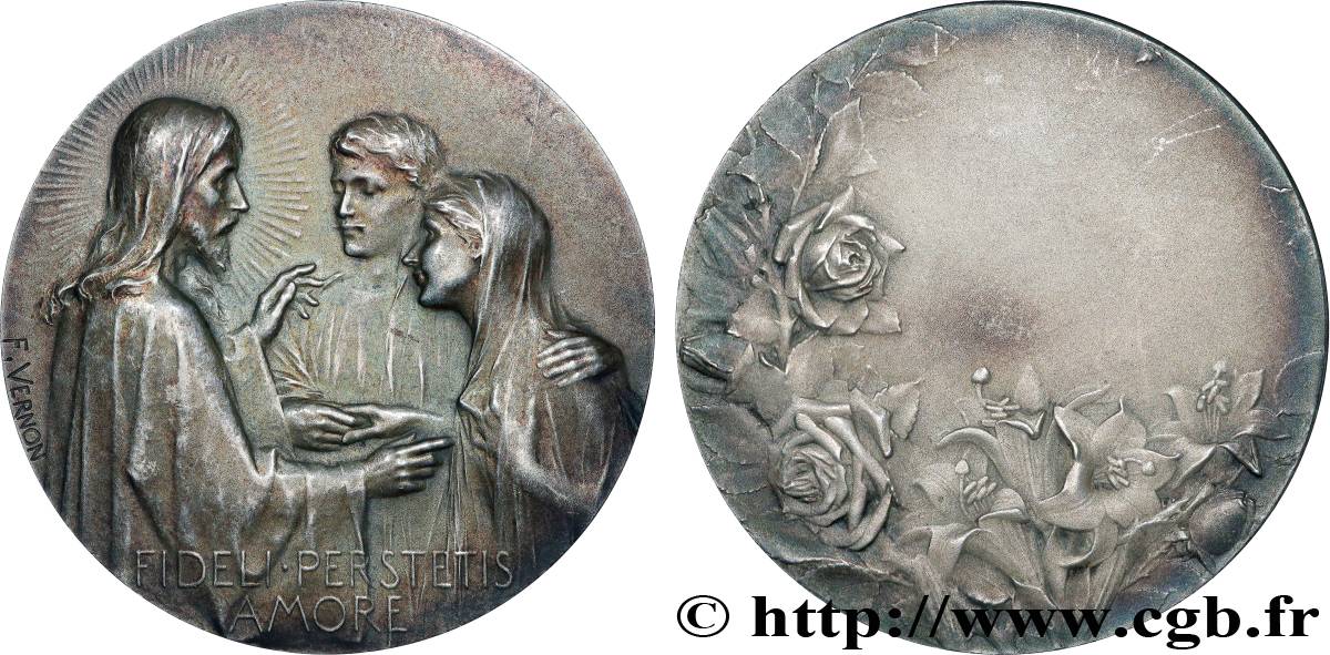 TROISIÈME RÉPUBLIQUE Médaille de mariage TTB+