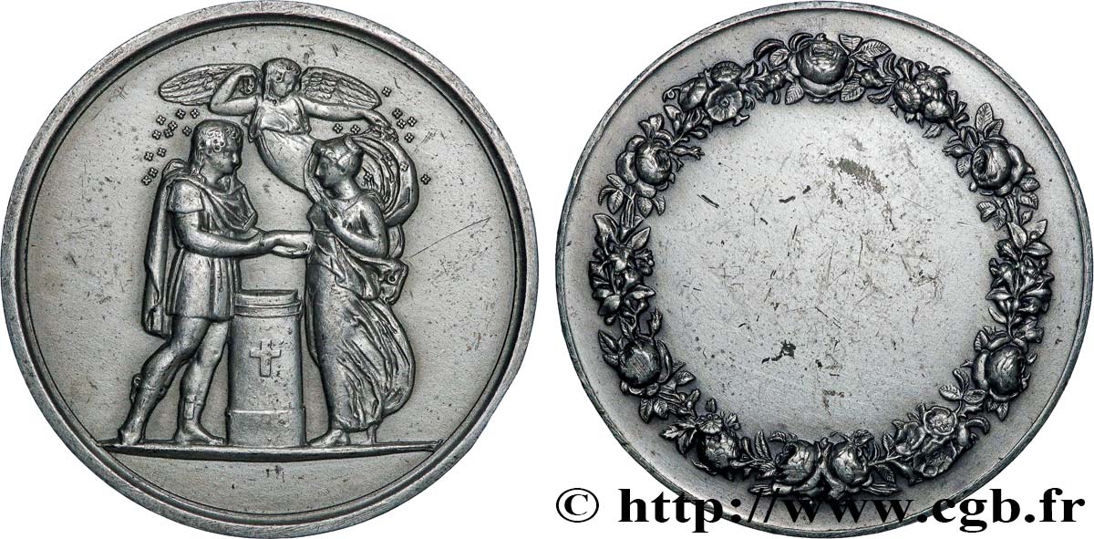 AMOUR ET MARIAGE Médaille de mariage TTB