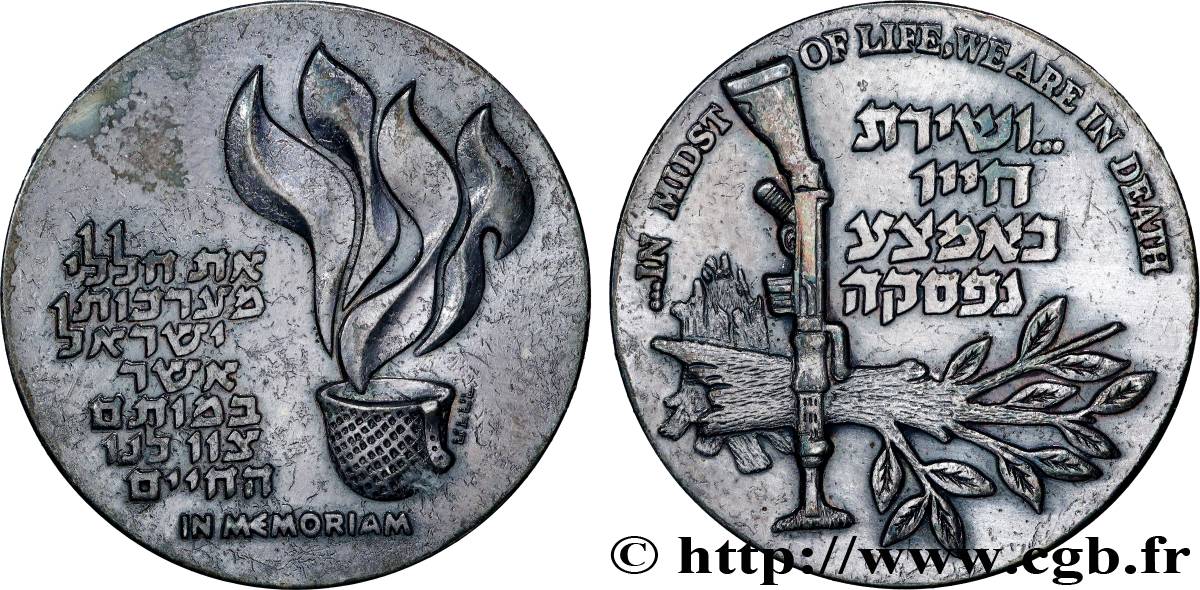 ISRAËL - ÉTAT D ISRAËL Médaille, mémoriel de forces de défense israélienne  XF