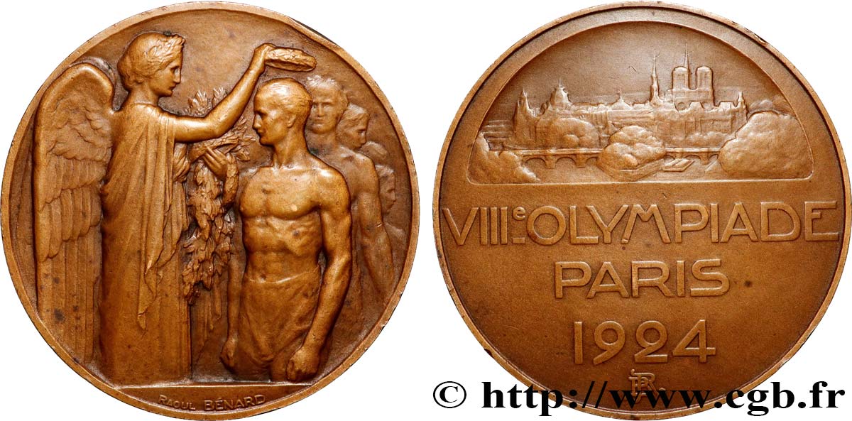 TROISIÈME RÉPUBLIQUE Médaille,  VIIe Olympiade TTB+