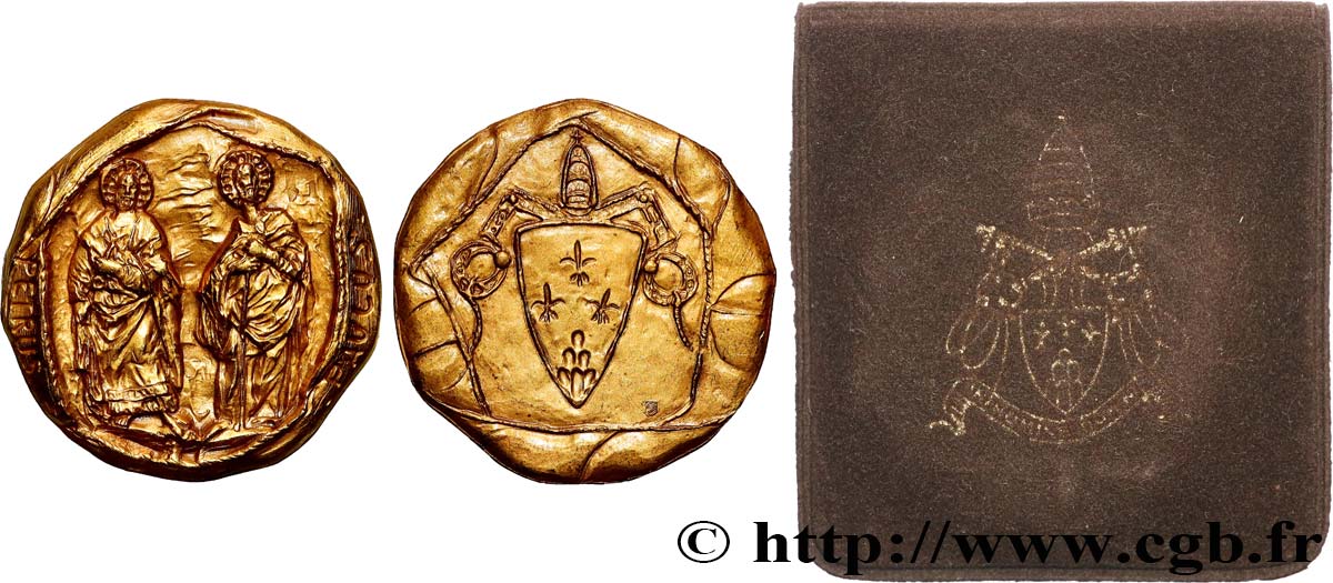 VATICAN ET ÉTATS PONTIFICAUX Médaille, Paul VI, Saint Pierre et Saint Paul SUP