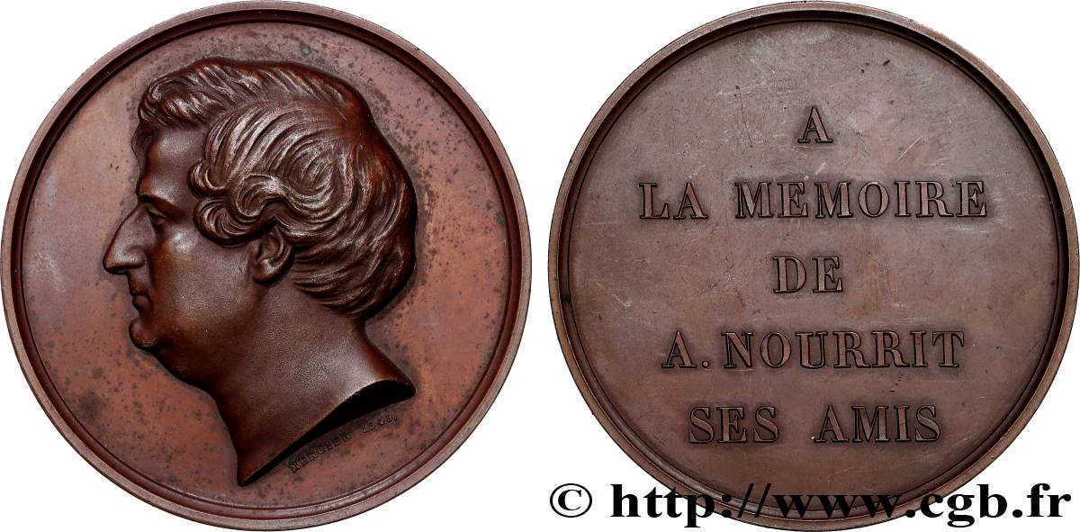 LOUIS-PHILIPPE I Médaille, Adolphe Nourrit AU