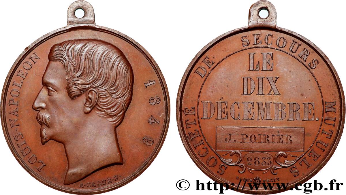 ASSURANCES Médaille, Le Dix Décembre AU
