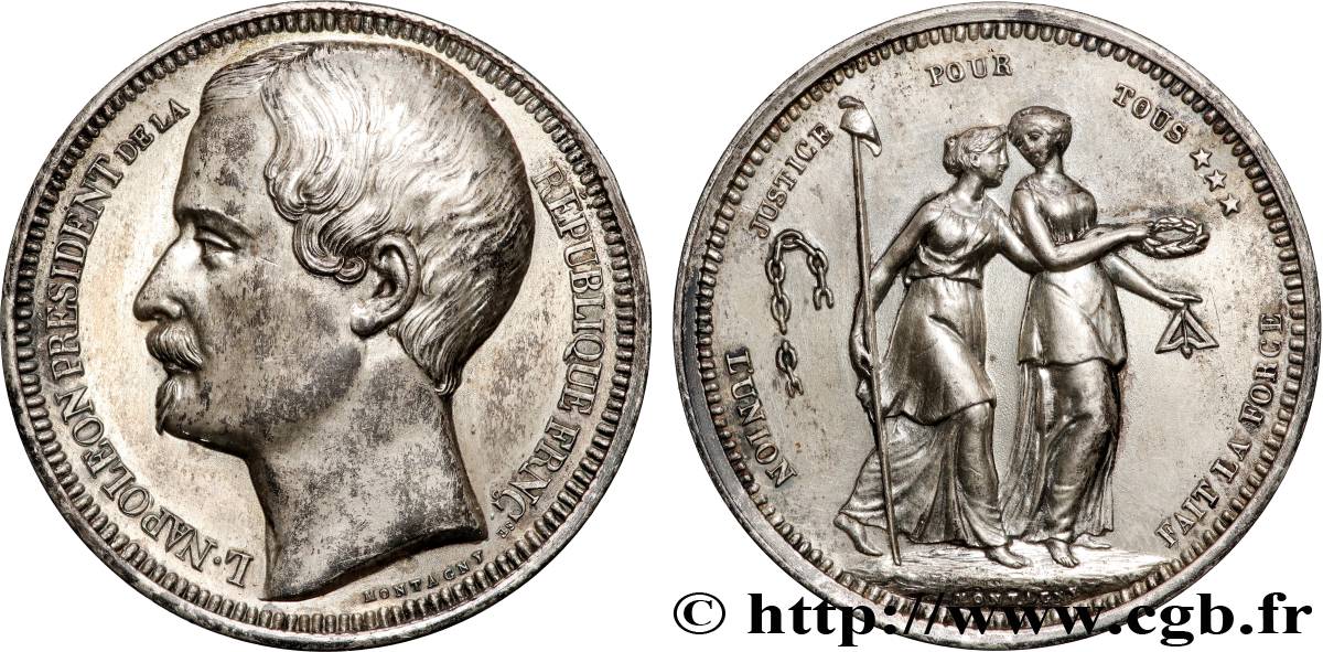 SECOND REPUBLIC Médaille, Justice pour tous AU