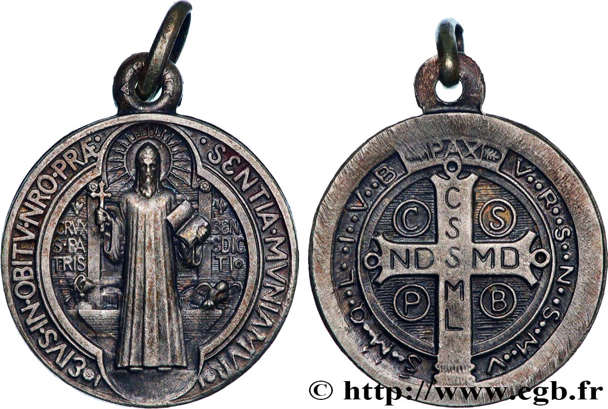 VATICAN ET ÉTATS PONTIFICAUX Médaille, Saint Benoit TTB