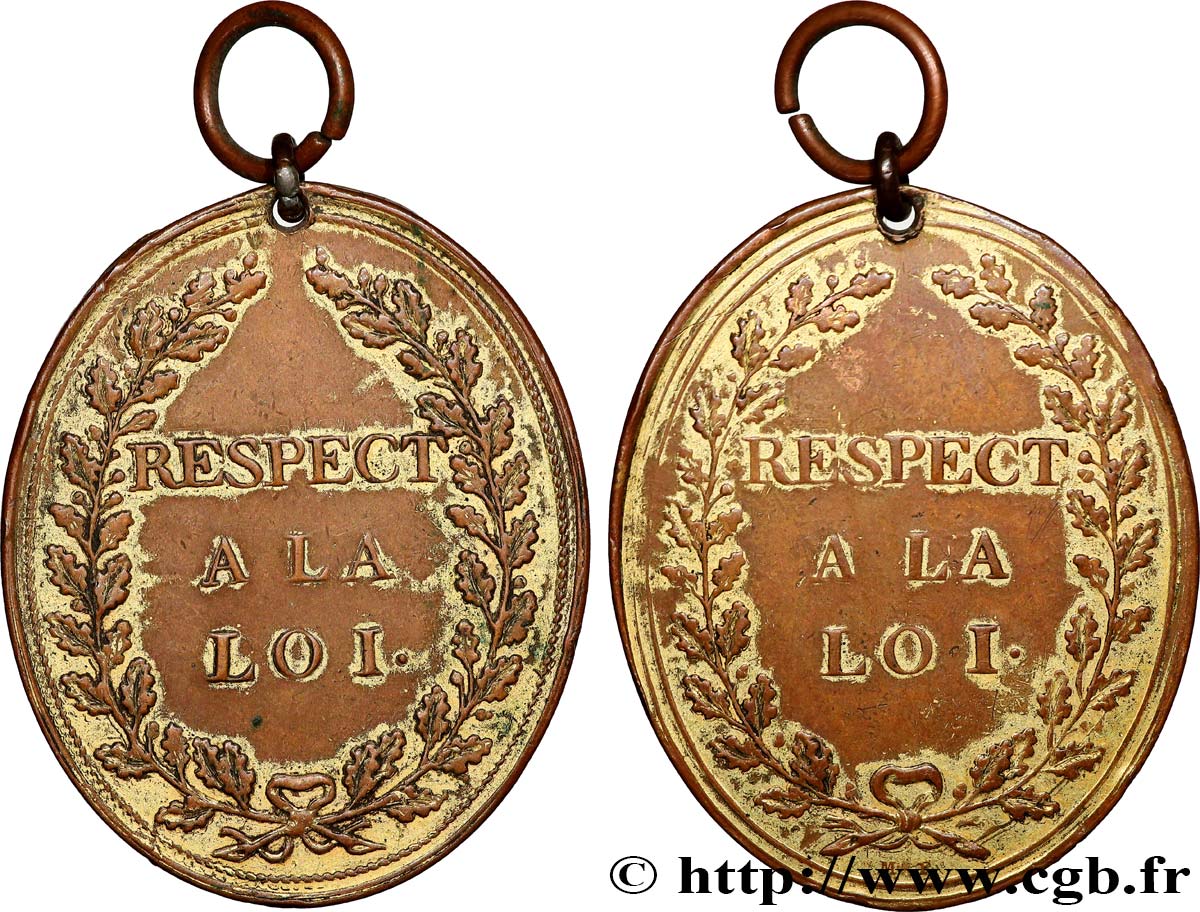 THE CONVENTION Médaille, Respect à la loi XF