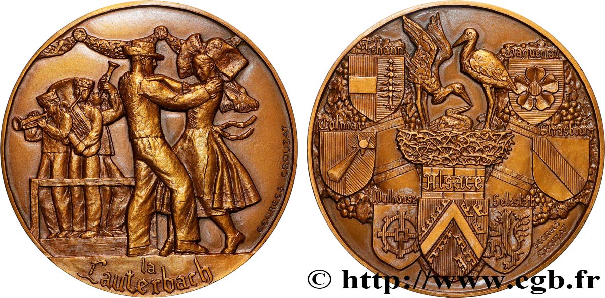 CINQUIÈME RÉPUBLIQUE Médaille, La Lauterbarb SUP+