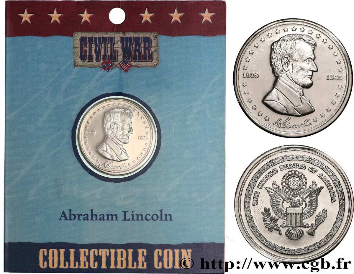 ESTADOS UNIDOS DE AMÉRICA Médaille, Abraham Lincoln FDC