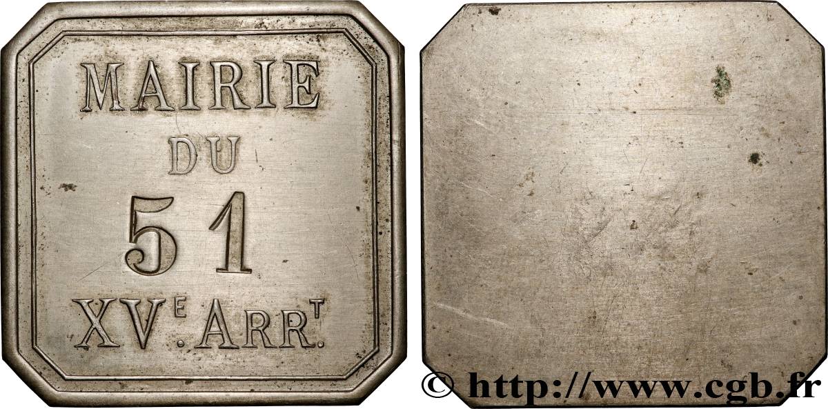 VILLES ET MAIRIES Plaquette, Mairie du XVeme arrondissement XF
