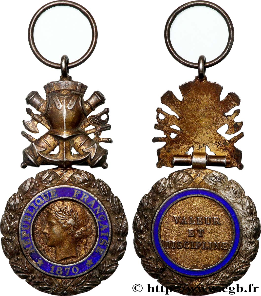 TROISIÈME RÉPUBLIQUE Médaille militaire, sous-officier TTB